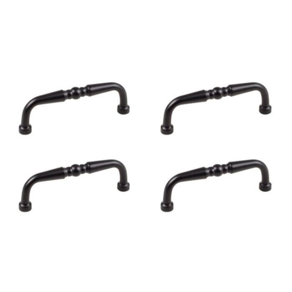 Elements Lot of 4 Madison Collection Cabinet Pull Matte Black Z259-3MB New